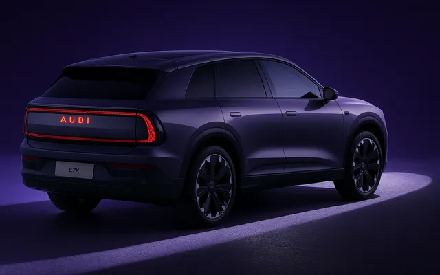 Audi E7X — 面向中国的未来派电动SUV
