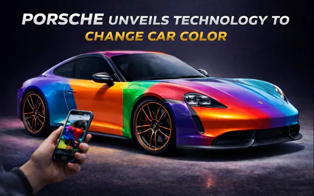 Porsche patents color-change tech matching clothing or surroundings
