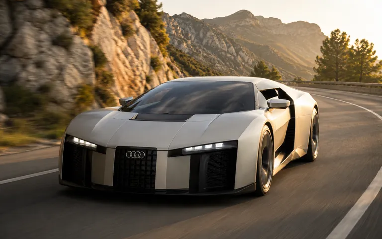 Audi Nuvolari: supercar hibrid de aproape 1000 CP Audi Nuvolari: supercar hibrid de aproape 1000 CP