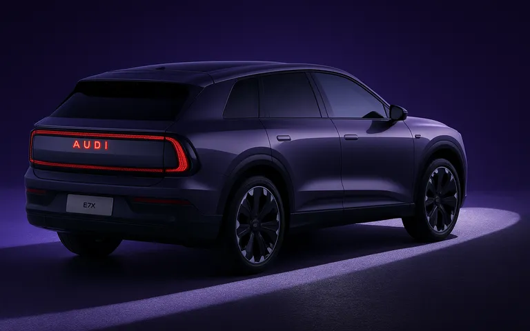Audi E7X — SUV electric futurist de nouă generație pentru China