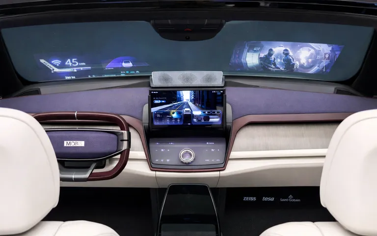 Hyundai cria display holográfico no para-brisa — futuro automotivo Hyundai cria display holográfico no para-brisa — futuro automotivo